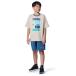  Under Armor Junior Kids ребенок футболка шорты комплект UA Tec графика Short рукав футболка & шорты комплект 6012495 UNDER ARMOUR