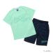  Champion Junior Kids ребенок футболка шорты комплект футболка шорты комплект T-SHIRT AND SHORTS CK-DSW05 спорт одежда Champion