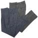 BERWICH bell wichiSCOTCH UBULL01 Scotch стрейч поддельный Denim боковой регулировщик имеется 2 плиссировать брюки темно-синий черный / мужской 