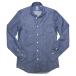 Finamorefina утечка рубашка мужской Denim / SIMONE BALI C0160Dsimo-ne балка licca ta way цвет Denim рубашка индиго голубой / Италия 