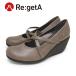  максимальный 20%OFF купон распространение средний ligetaRe:getA AL-241 Cross ремень высокий Wedge туфли-лодочки входить . тип церемония окончания .. надеть обувь ........ новый жизнь День матери 