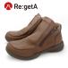 ligetaRe:getA R-329 side Zip boots short boots low heel 2.5cm heel put on footwear ........ new life Mother's Day 