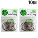  Япония жемчуг обработка кольцо 32mm 6P×10 шт 001-CR-3025 офисная работа сопутствующие товары канцелярские принадлежности кольцо документы карта регулировка хранение классификация 
