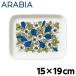 �w���s�A���i�x �A���r�A �N���b�J�X �v���[�g 15�~19cm �O���[�� Arabia