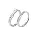 MIKAMU 愛の証 ペアリング シルバー925 純銀製 ジュエリー フリーサイズ メンズリング レディースリング 結婚指輪 婚約指輪 友達キャンペーン 着物　振袖　格安レンタル