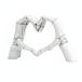  фестиваль дисплей item каркас Heart настольный украшение resin украшение скульптура способ цельный . рука ti tail ясность глянец ощущение качества сезон чувство постановка декоративный элемент отметка семья пространство . применение 
