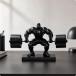  корпус builder фигурка настольный вес lifting украшение настольный миниатюра вес lifting скульптура маленький размер произведение искусства .tore love . дом для Jim кабинет для 