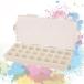  акварель Palette краски место хранения box маленький размер начинающий предназначенный крышка имеется с футляром 24g крышка акрил .g пепел DIY товары для творчества 