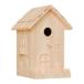 DIY bird house комплект не готовый. из дерева bird ne -тактный сверление завершено DIY деревообработка строительство Project деревообработка изделие прикладного искусства misosa The i. двор для 