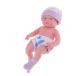  настоящий мужчина кукла baby doll младенец кукла 25cm фиолетовый цвет кукла одежда 