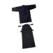  kendo комплект формы kendo hakama "дышит" ninja дзюдо японская одежда hakama 165cm синий . чёрный 