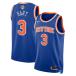 joshu Heart модель за границей посылать за Nike копия форма New York niks2026 NBA FINALS PATCH SWINGMAN JERSEY ICON EDITION BLUE