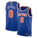 OGanno Be модель за границей посылать за Nike копия форма New York niks2026 NBA FINALS PATCH SWINGMAN JERSEY ICON EDITION BLUE