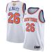 53 год ..NBA финальный победа New York niks за границей посылать за Nike копия форма 2026 NBA FINALS CHAMPIONS ALWAYS 26 SWINGMAN JERSEY