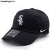 �i�C�L �L���b�v �V�J�S �z���C�g�\�b�N�X NIKE CLUB UNSTRUCTURED ORGANIC COTTON CAP BLACK NIKE CHICAGO WHITE SOX