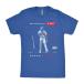 �z�X�G �f�|�[�����f�� �C�O��� ���T���[���X �h�W���[�X T�V���c THE NOTORIOUS JDP T-SHIRT LOS ANGELES DODGERS ROTO WEAR ROYAL BLUE JOSUE DE PAULA