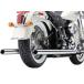 COBRA SOFTAIL DUALS выхлоп billet наконечник 2007~11 год FLST,FXCWC,FXST