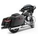 RINEHART 4 дюймовый slip-on глушитель хром / хром end 2017 год после touring 