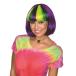  лиловый, зеленый medium парик, парик для взрослых PARTY CUTIE WIG- PURPLE костюмированная игра 