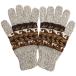 ARTESANIA MIX STRIPE ETHNIC KNIT GLOVE( Mix этнический вязаный перчатки окантовка рисунок )