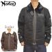  Norton Norton clothes apparel 233N1701B PU Logo fake mouton jacket Biker Golf wear outer blouson men's 