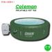 Coleman SaluSpa 6 person for round portable inflatable outdoors hot tabspa140. air jet cover and, pump green Inflatable Hot Tub Spa