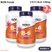 [ параллель импортные товары ][3 шт ] NOW Foodsnauf-z витамин B-6 100mg 250 шарик beji Capsule #0458 Vitamin B-6 100mg 250 Veg Capsules