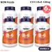 [ параллель импортные товары ][6 шт ] NOW Foodsnauf-z витамин B-6 100mg 250 шарик beji Capsule #0458 Vitamin B-6 100mg 250 Veg Capsules
