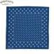 WAREHOUSE &CO. JG-BD02 3×3 BANDANA BLUE одежда house Company бандана голубой 