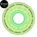 liktaRICTA 57mm CLOUDS TRANSPARENT GREEN GITD 78A WHEELS soft Wheel 4 шт. комплект klauz Cruiser Phil ma- скейтборд (2507)