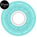 liktaRICTA 57mm CLOUDS TRANSPARENT AQUA/WHITE 78A WHEELS soft Wheel 4 шт. комплект klauz Cruiser скейтборд (2606)