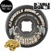 o- J Wheel OJ WHEELS 56mm DOUBLE DURO TRANS BLACK CHUBBIES 99A/95A WHEELS твердый Wheel 4 шт. комплект скейтборд (2608)