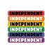  Independent INDEPENDENT 6in x 0.75in BAR LOGO STICKER стикер переводная картинка скейтборд скейтборд скейтборд Street наклейка 