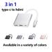 3 in1do King стойка Type-C to HDMI 3.0HUB диск проектор 4K HD ступица MacBook,Samsun