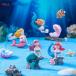 4 шт. пластик аквариум Little Mermaid орнамент миниатюра украшение аквариум. оборудование орнамент DIY кекс оборудование орнамент стол craft аксессуары 