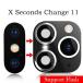 For i Phone XR/X Seconds Upgrade to i Phone 11 Pro Max Fake Camera Lens Sti