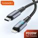 Toocki USB C Cable For iPhone 15 12 13 14 Pro Max Mini XS LED PD Fast Charg