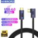 Hannord USB4 Thunderbolt 3 Data Cable PD 100W 5A 20Gbps 8K@60HZ Fast Chargi