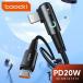Toocki 20W PD 3.0 USB C Cable for iPhone 15 14 13 12 Pro Max Fast Charging