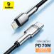 Baseus 20W PD USB C Cable for iPhone 14 13 12 Fast Charging Charger for Mac