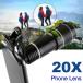 20X Zoom HD Universal Smartphone Optical Camera Telephoto Clip Telescope Le