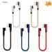1m 2m 25cm Fast Charging Cable Double Elbow 90 Degree USB C Micro USB Type
