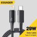 Essager Type C Cable For iPhone 14 13 12 11 Pro Max XS Xr PD 29W Fast Charg