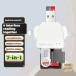 7-in-1 card reader, universal interface for mobile phones and computers, mu