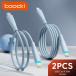 Toocki 2pcs USB C to Lightning Cable PD 20W For iPhone 14 13 12 11 pro max