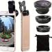 3in1 Universal Fisheye Camera Lens Kit Smartphone Wide Angle Macro Lenses M