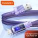 Toocki USB Lightning Cable Smart Auto Power-off 2.4A Charging Cable Data wi