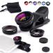 3in1 Fisheye Lens Wide Angle Micro Camera Lens for iPhone 16 15 14 13 11 Zo
