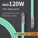 120w 6a Super Fast Charge PD Type C Liquid Silicone Cable Quick Charge 1M 2