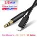3.5mm Jack Aux Cable Car Speaker Headphone Adapter for iPhone 14 13 12 11 P